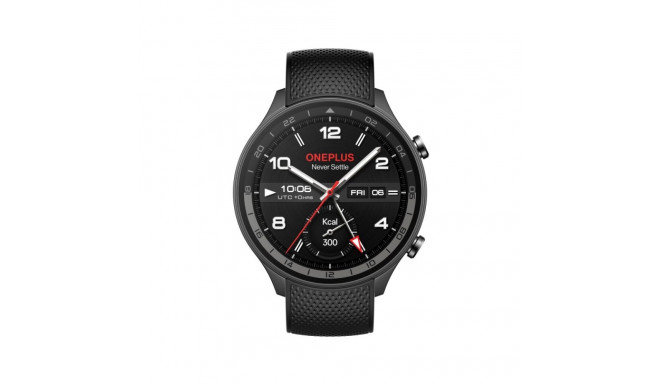 OnePlus Watch 2R 3,63 cm (1,43") AMOLED digitaalne 466 x 466 pikslit puutetundlik ekraan, hall, Wi-F