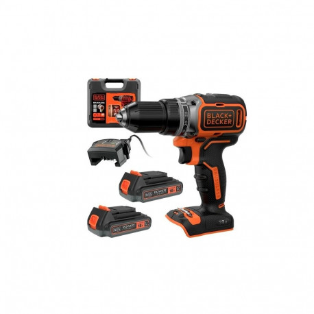 BLACK+DECKER WKRĘTARKA 18V BL186KB 52Nm 2x2,0Ah BL