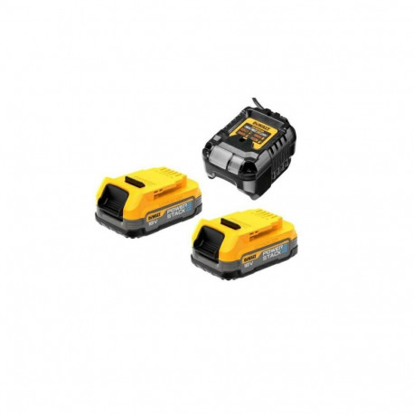 DEWALT laadija DCB1102 +2x1,7Ah POWERSTACK DCB1102E2