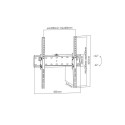 Gembird WM-55T-02 must teleri seinakinnitus/alus 139,7 cm (55")
