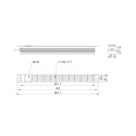 Gembird toitejaotur PDU 10tk C13 pistikupesad 1U 16A C19 pistik 2m kaabel