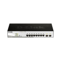 D-Link DGS-1210-08P Managed L2 Gigabit Ethernet (10/100/1000) Power over Ethernet (PoE) Black