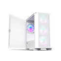 Montech AIR 100 ARGB, Micro-ATX, Tempered Glass - white