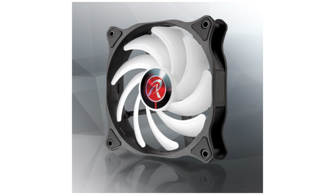 RAIJINTEK EOS 12 RBW ADD Motherboard, Processor Fan 12 cm Black, White 2 pc(s)