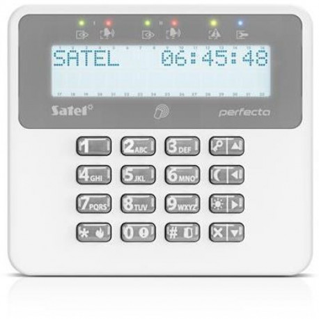 Satel juhtmevaba LCD klaviatuur PRF-LCD-A2