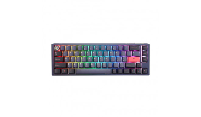 Ducky One 3 SF klaviatuur Mängimine USB QWERTZ Saksa Sinine