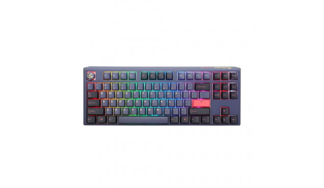 Ducky One 3 TKL klaviatuur Mängimine USB USA Inglise Sinine