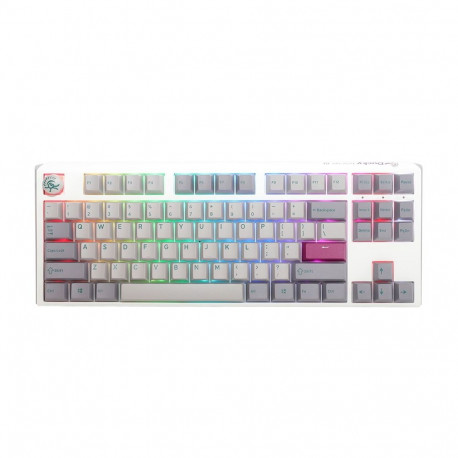 Ducky One 3 TKL mängu USB US inglise hõbedane klaviatuur