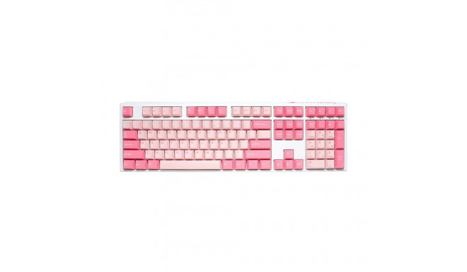 Ducky One 3 klaviatuur Mängimine USB QWERTY Inglise Roosa