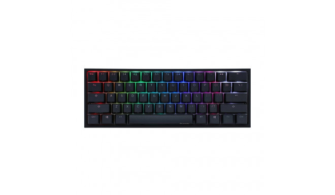 Ducky One 2 Pro Mini klaviatuur Mängimine USB Must