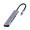 Gembird A-CM-COMBO5-02 sülearvuti dokk/portide replikator juhtmega USB 3.2 Gen 1 (3.1 Gen 1) Type-C 
