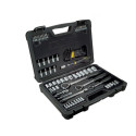 Stanley socket set 80 pcs. 1/4, 3/8, 1/2"