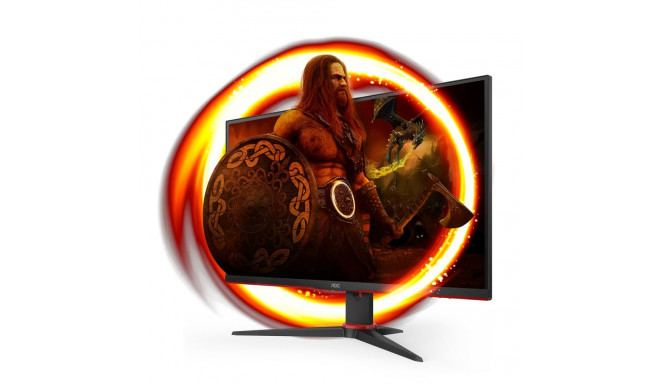 AOC G2 27G2SPAE/BK LED ekraan 68.6 cm (27") 1920 x 1080 pikslit Full HD must, punane