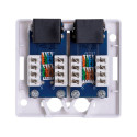 Lanberg OU6-0002-W outlet box RJ-45 White