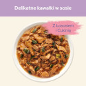 Purina Cat Chow Sensitive kõht lõhe ja suvikõrvitsaga kastmes - Märgtoit kassidele - 85 g