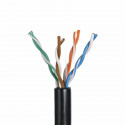 Q-LANTEC KIU5OUTS305Q võrgukaabel 305 m Cat5e U/UTP (UTP) Must