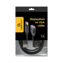 Gembird CCP-DPM-VGAM-6 video cable adapter 1.8 m VGA (D-Sub) DisplayPort Black