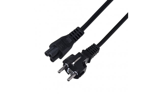 Savio CL-81 toitekaabel must 1.8 m toitepistik tüüp E IEC C5