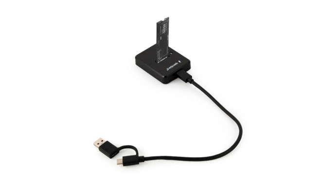 Gembird DD-U3M2 mäluseadme dokkimisjaam USB 3.2 Gen 1 (3.1 Gen 1) Type-C must