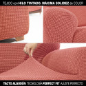Dīvāna pārvalks Sofaskins NIAGARA Korāļi - 1-sēdvietas atzveltnes krēsls 70 - 110 cm