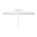 Sunshade Marbueno White Polyester Aluminium Ø 300 cm