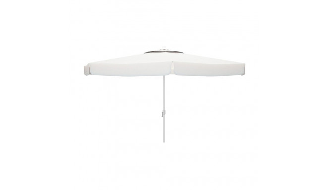 Sunshade Marbueno White Polyester Aluminium Ø 300 cm