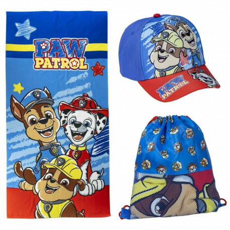 Pludmales dvielis The Paw Patrol Zils 27 x 33 x 7 cm 3 Daudzums