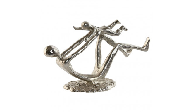 Decorative Figure Home ESPRIT Silver 25 x 8 x 14 cm (2 Units)