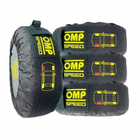 Tyre cover set OMP Speed (4 Ühikut) (32 cm)