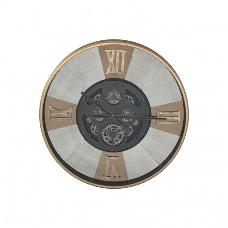 Seinakell Home ESPRIT Must Kuldne Metall Kristall Vintage 80 x 9,5 x 80 cm