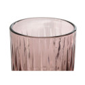 Set of cups Home ESPRIT Pink Crystal 8 x 8 x 14,5 cm (6 Units)
