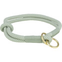 Dog Training Collars Trixie Soft Rope Green Mint M 45 cm Dog Training Collars Trixie Soft Rope Green Mint M 45 cm