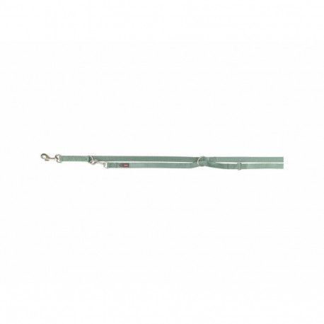 Adjustable dog leash Trixie Premium Green M/L