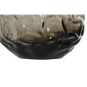 Vase Home ESPRIT Dark brown Crystal Modern 21,5 x 21,5 x 19 cm Vase Home ESPRIT Dark brown Crystal Modern 21,5 x 21,5 x 19 cm
