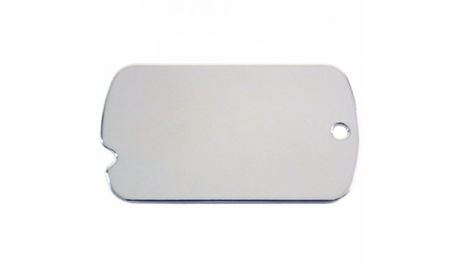 Identification plate for collar Imarc Military Silver