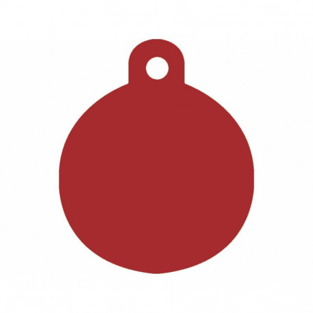 Identification plate Imarc Circle Red