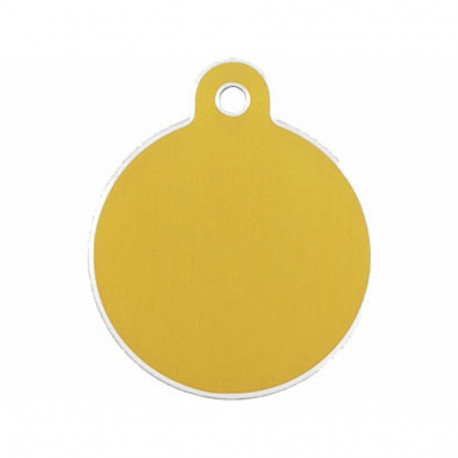 Identification plate Imarc Circle Yellow Golden