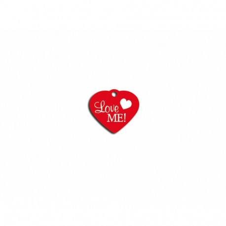 Tuvastussilt Imarc Heart Punane