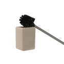 Tualetihari Home ESPRIT Kreemikas Hõbedane Vaik Polüetüleen 9,5 X 9,5 X 36,5 CM