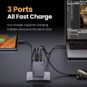 Ugreen Nexode Pro USB-A+2 USB-C 65W Mini GaN Fast Charger Set Grey