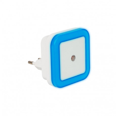 LED-öölamp 44-287# ruudukujuline hämarusanduriga, sinine