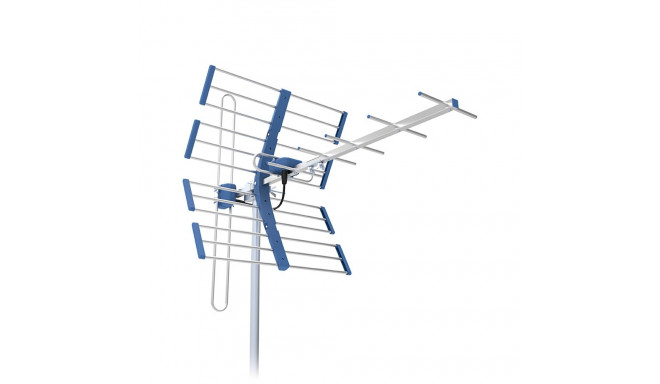 antenn TV DVB-T/T2 VHF/UHF TT W19 hõbedane COMBO 5G kaitstud Telkom Telmor