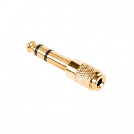 Jack-pistik 6.3/3.5 kuldne metall, 20 tk.
