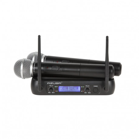 VHF-mikrofon WR-358LD, 2 kanalit (2 × käsimikrofoni)
