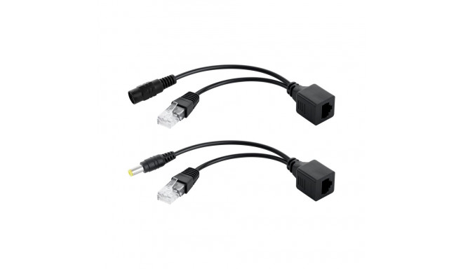 Adapter PoE - LAN toite skrutspaari kaudu Cabletech