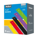 Zestaw gum do ćwiczeń lateksowe 2m - Flat Band LTs-1, 2,5-20 kg, 5 gum, REBEL ACTIVE Zestaw gum do ćwiczeń lateksowe 2m - Flat Band LTs-1, 2,5-20 kg, 5 gum, REBEL ACTIVE
