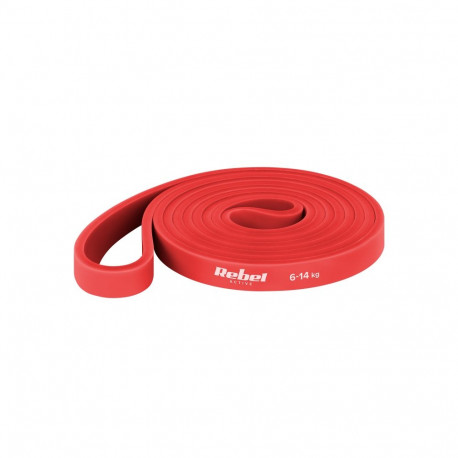 Lateksist treeningkumm Power Band PL-2, punane 6-14 kg REBEL ACTIVE