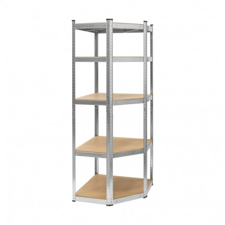 Regał metalowy magazynowy nurga 180x40x70 hõbedane Rebel