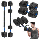 Reguleeritavad bituumenhantlid ühenduslüliga 2x10kg REBEL ACTIVE
