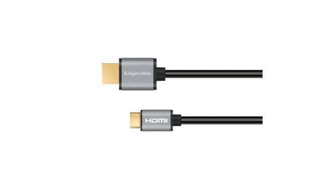 Kabel HDMI - mini HDMI 1.8m Kruger&Matz Basic
